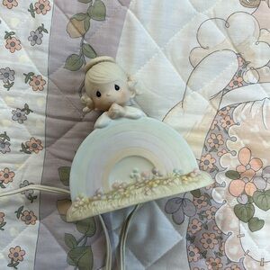 Precious Moments Baby Quilt and Night Light